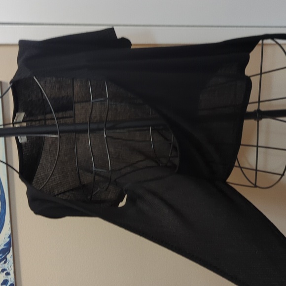 Cropped wrap t-shirt, ribbed - Picture 5 of 7